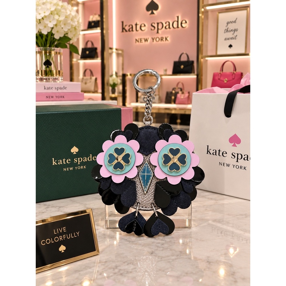 #11 Kate Spade Nightcap Owl keyfob/bag charm